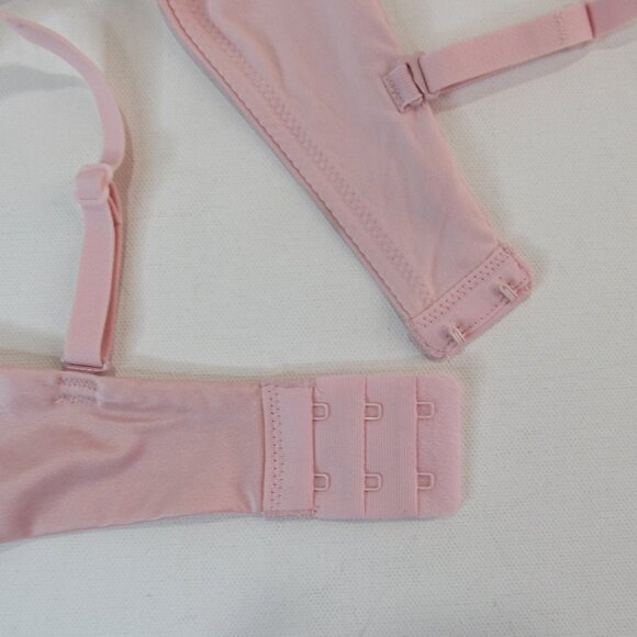 2 Women's Maidenform Underwire Push Up Lace Demi Bra Size 34B Lavender/Pink - Picture 11 of 13